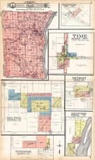 Pearl Township, Time, Detroit, Milton, fishhook, Bedford, Illinois River, Pike County 1912